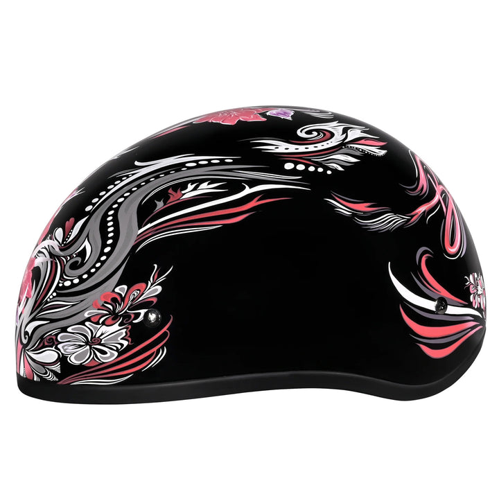 Daytona Helmets D.O.T. Skull Cap - Boss Bitch - Left Side View