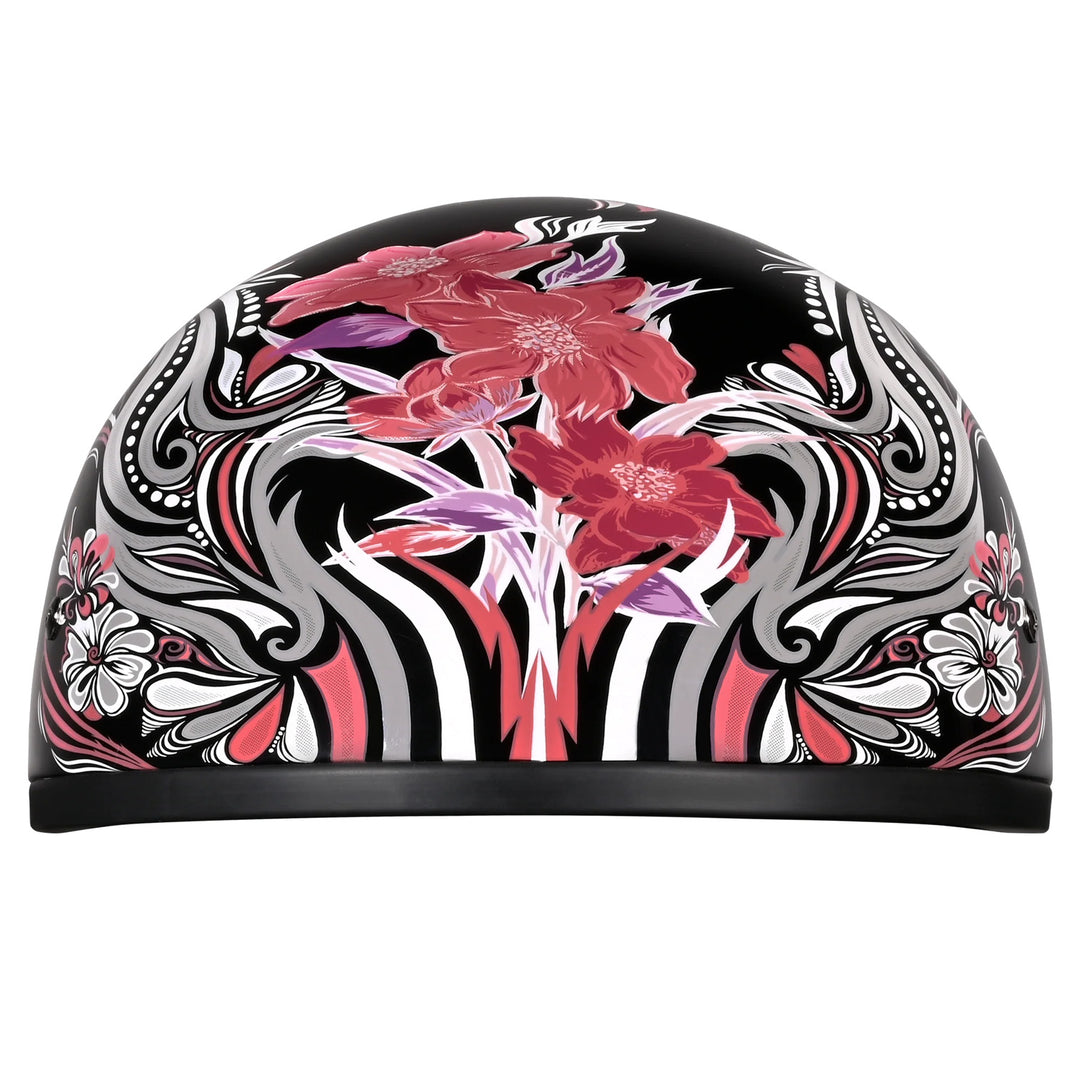 Daytona Helmets D.O.T. Skull Cap - Boss Bitch - Front View