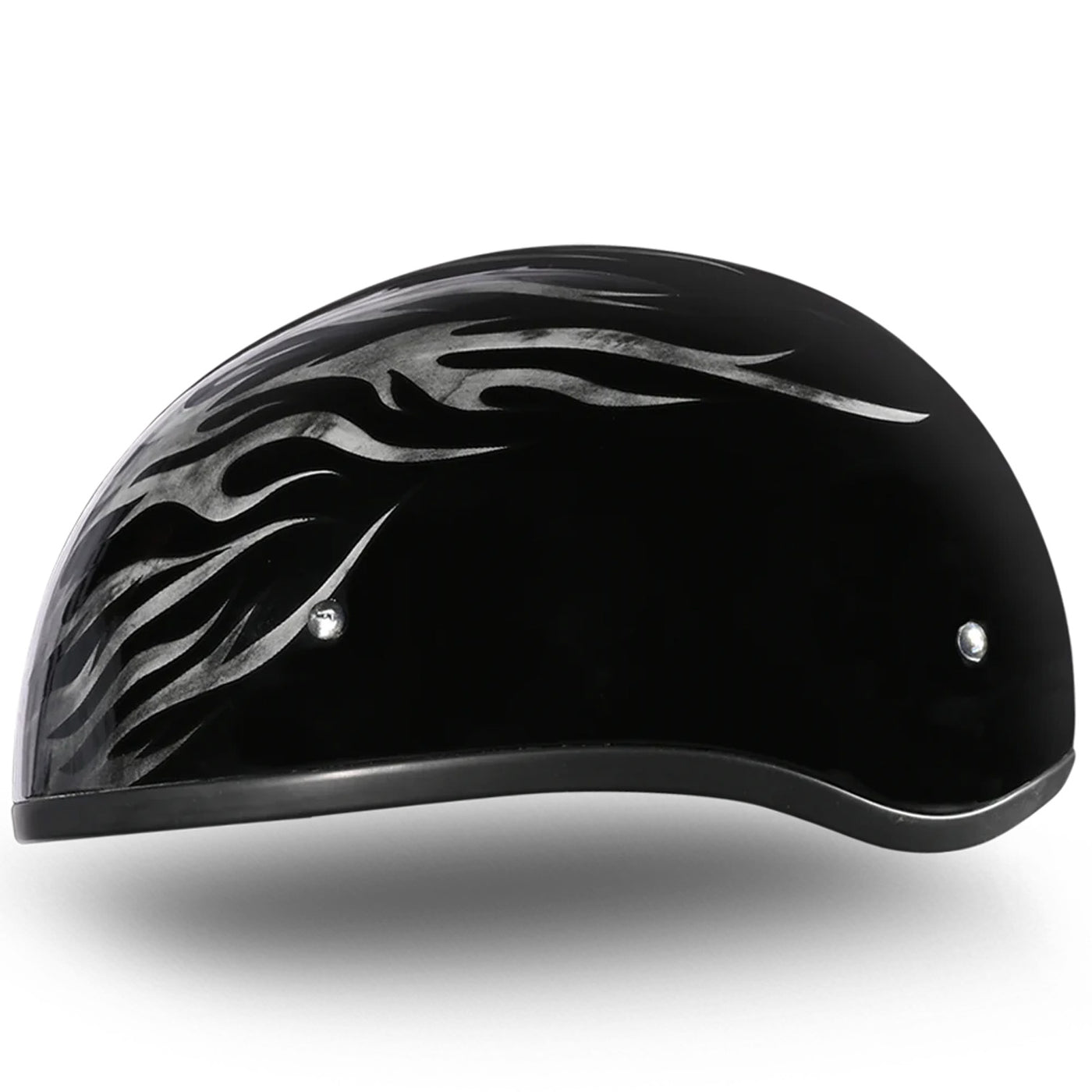 Daytona Helmets D.O.T. Skull Cap - Ignite Grey - Left Side View