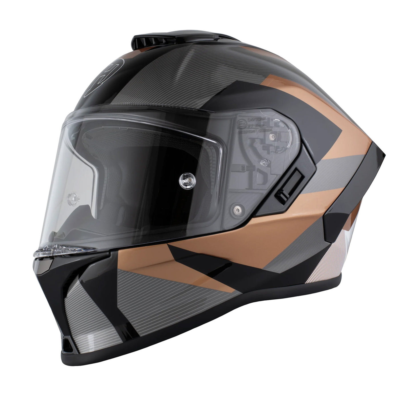 Daytona Helmets D.O.T. & ECE Viper Helmet - Copperhead - Front Left Side View