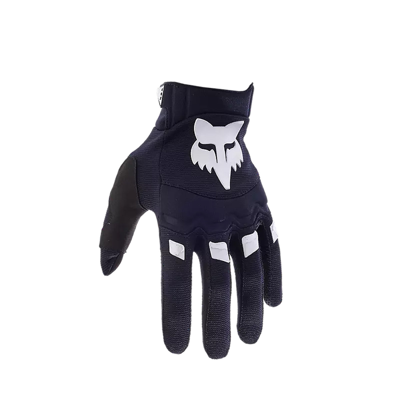 Fox Racing Dirtpaw Glove Black/White - Back of Hand View