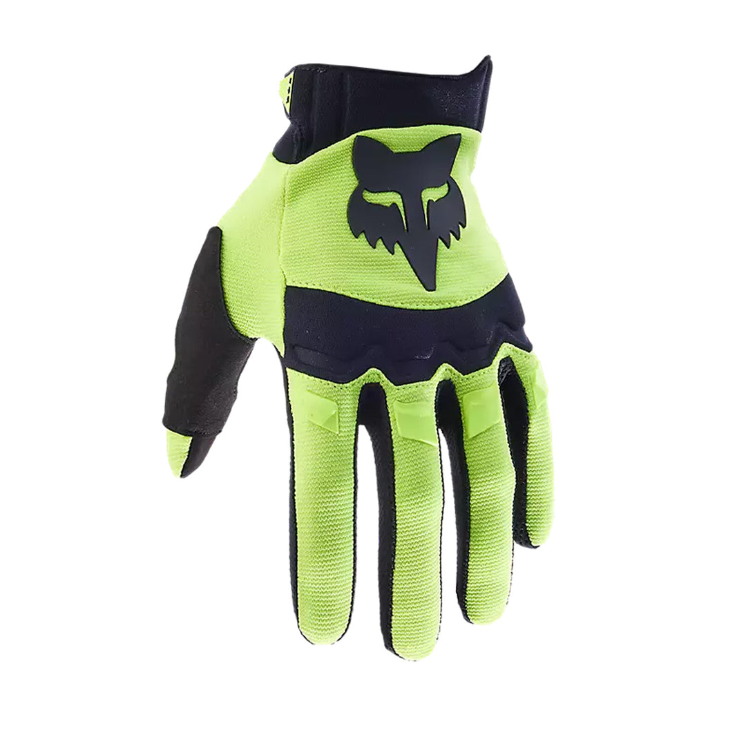 Fox Racing Dirtpaw Glove Fluorescent Yellow - Back of Hand View