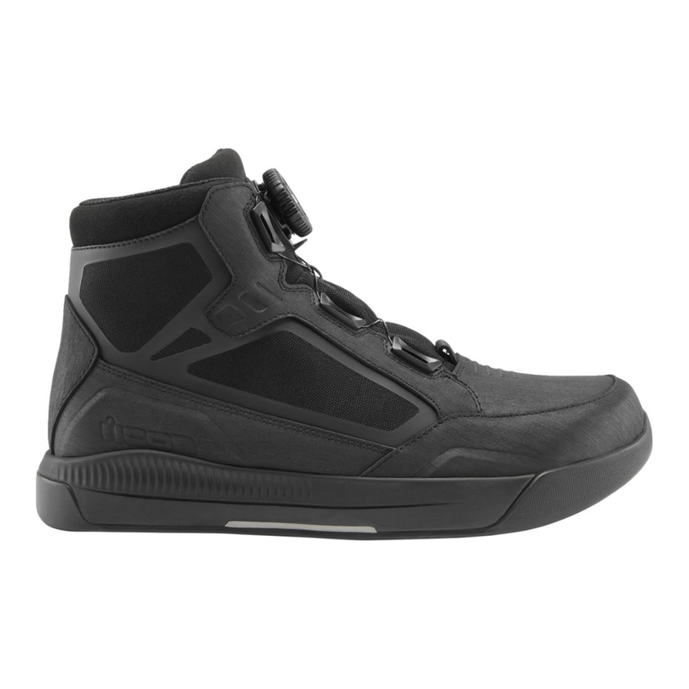 ICON Patrol 3 Waterproof Boots Black - Side View