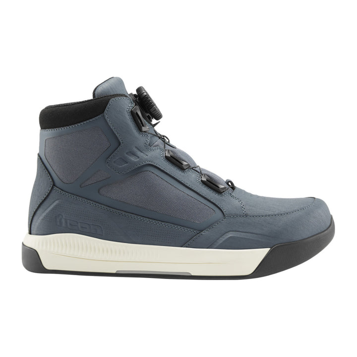 ICON Patrol 3 Waterproof Boots Grey - Side View