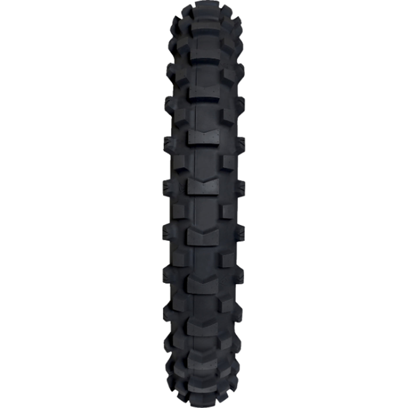 Dunlop Geomax AT82 Tire Rear - Straight-On View of Treads