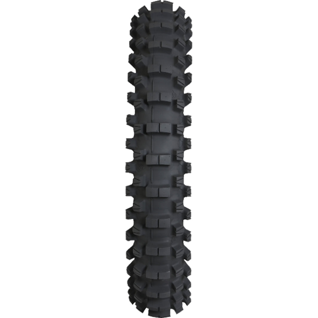 Dunlop Geomax MX34 Tire Rear - Straight-On View of Treads