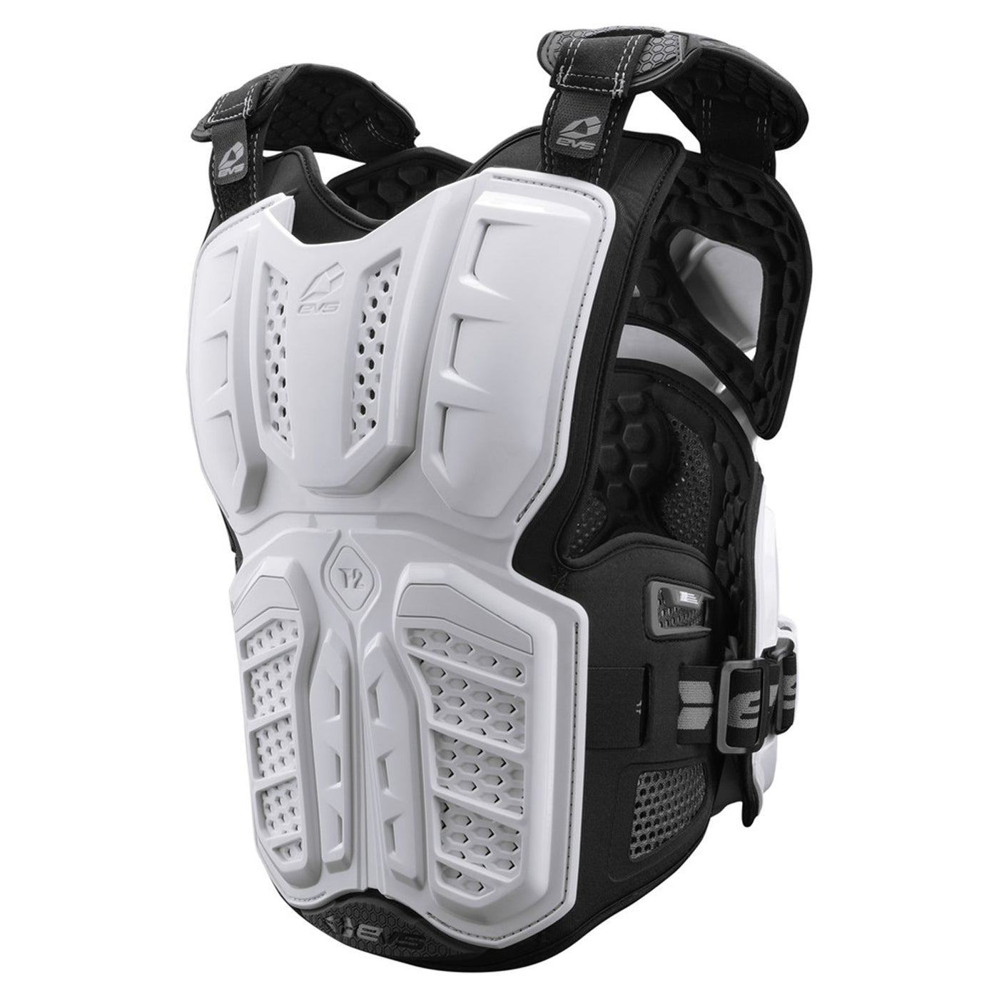 EVS F2 Modular Roost Protector White - Rear View
