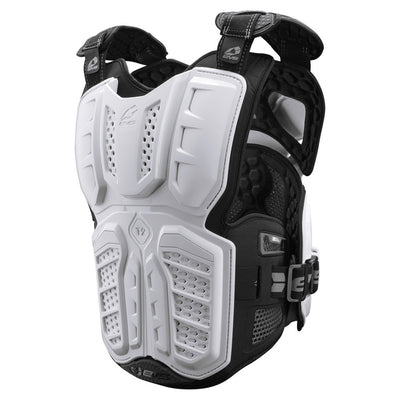EVS F2 Modular Roost Protector White - Rear View