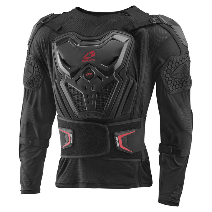 EVS G7 Ballistic Jersey Black - Front View