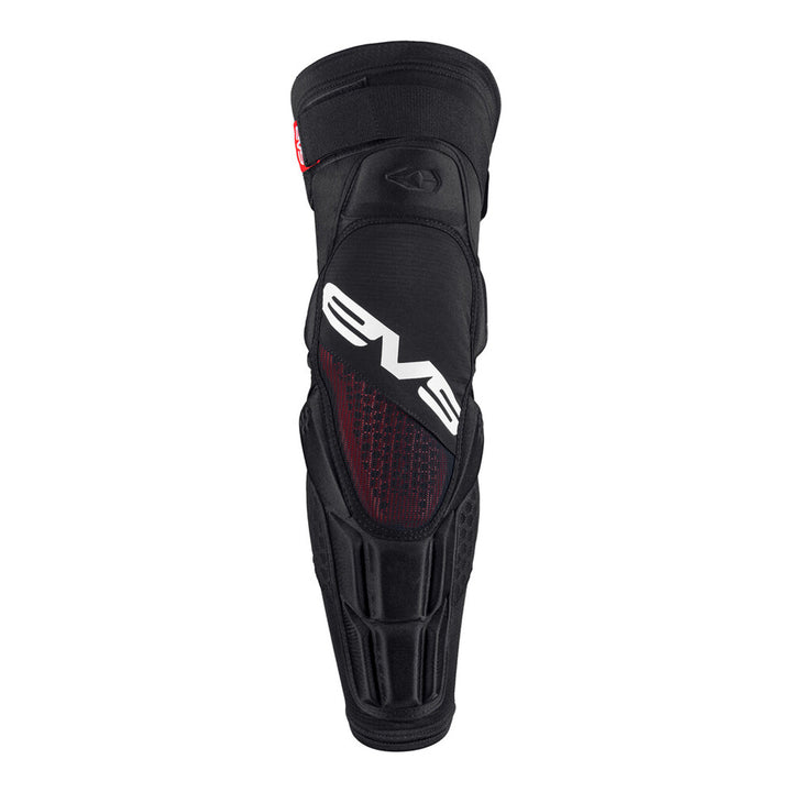 EVS Hex Pro Knee/Shin Guard Black - Front View