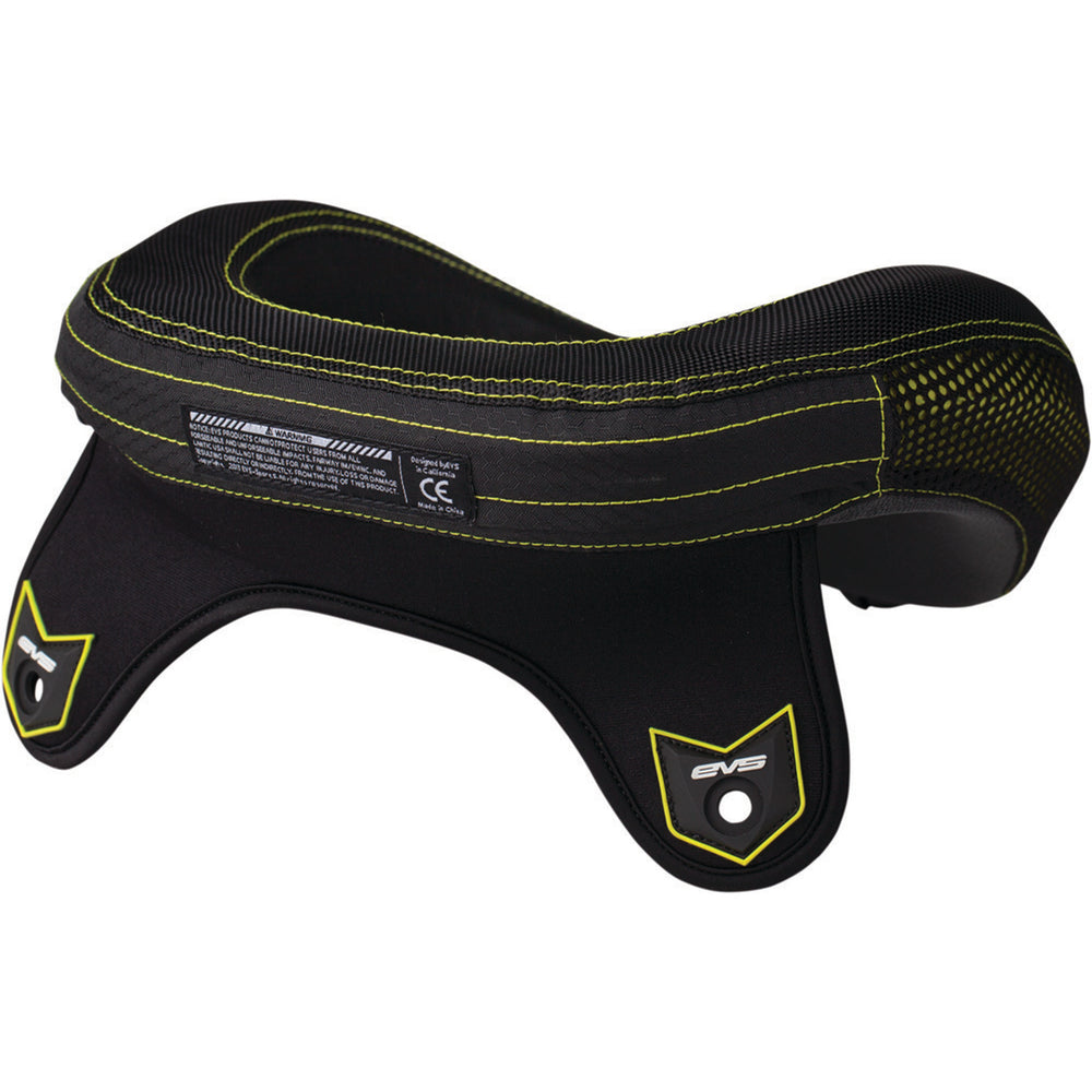EVS RC2 Race Collar Black ADULT - Rear Side View