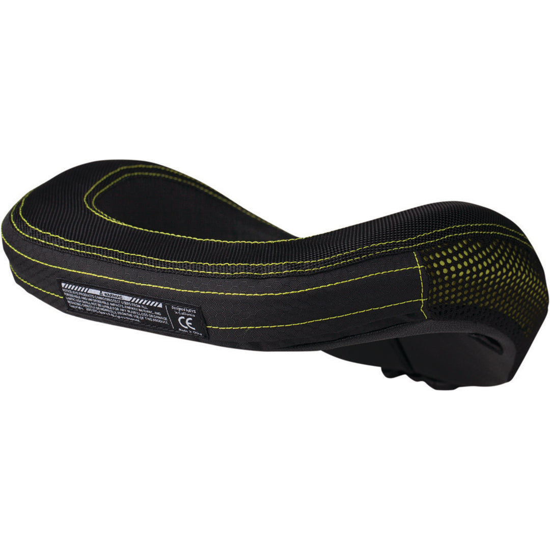 EVS RC2 Race Collar Black YOUTH - Rear Side View