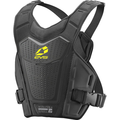 EVS Revo 4 Roost Guard Black - Front View