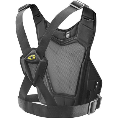 EVS Revo 4 Roost Guard Black - Rear View