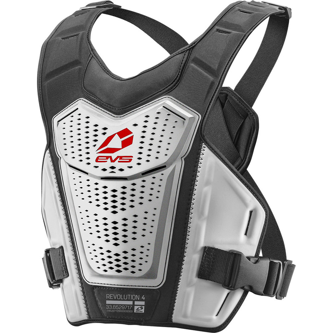 EVS Revo 4 Roost Guard White - Front View