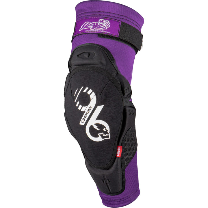 EVS SlayCo96 Knee Pad Black - Front Side View