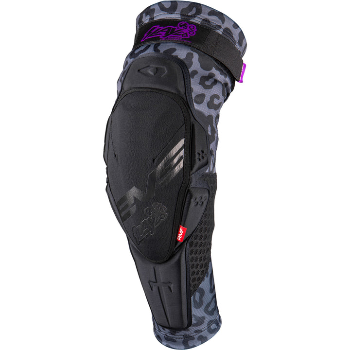 EVS SlayCo96 Knee Pad Ghost Leopard - Front Side View