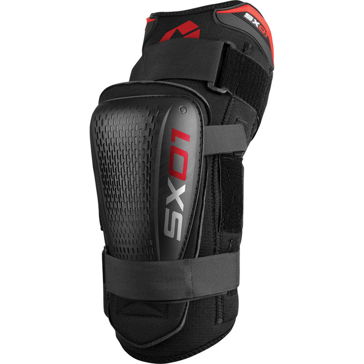 EVS SX01 Knee Brace Black - Front Side View