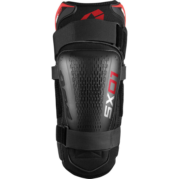 EVS SX01 Knee Brace Black - Front View
