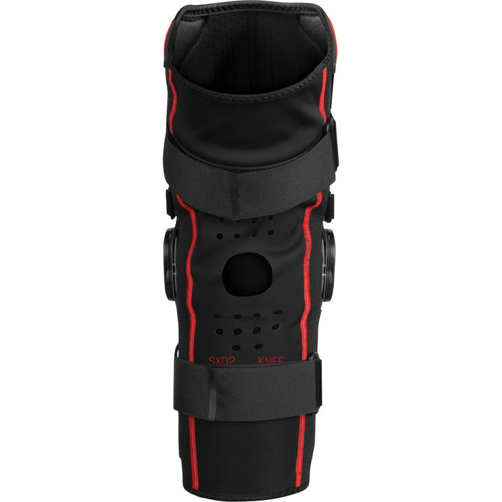 EVS SX02 Knee Brace Black - Rear View