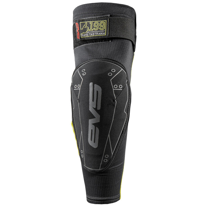 EVS TP199 Elbow Guard Black - Front View