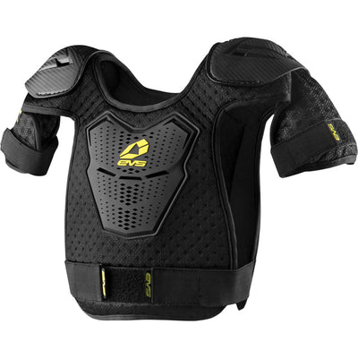 EVS Youth Bantam Roost Deflector Black - Front View