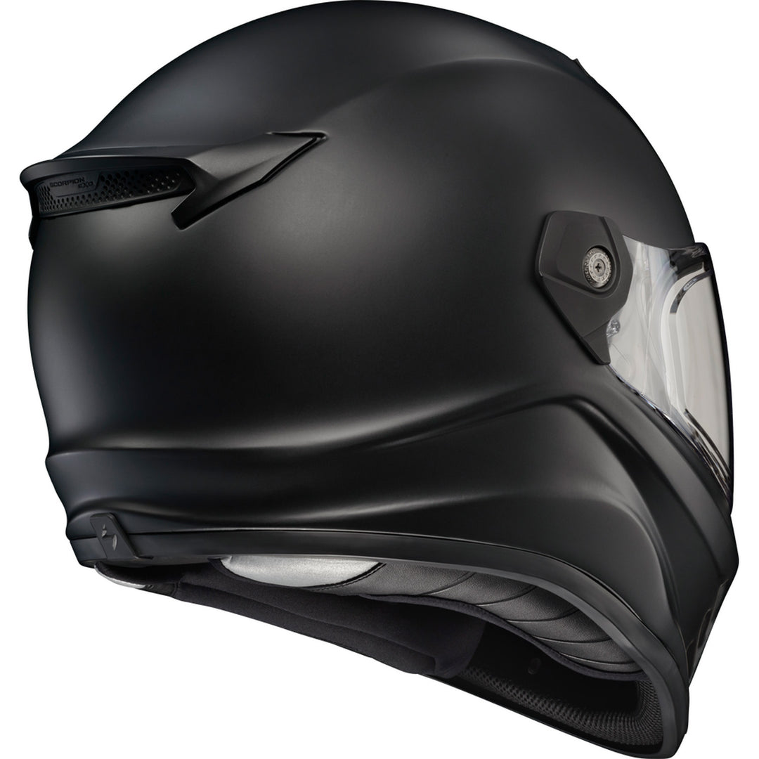 SCORPION EXO Covert FX Full Face Helmet Matte Black - Rear Side View