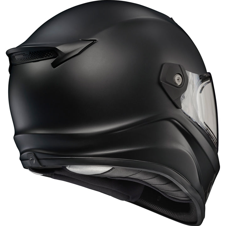 SCORPION EXO Covert FX Full Face Helmet Matte Black - Rear Side View
