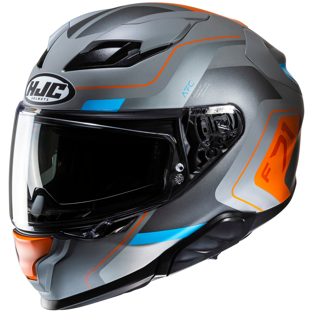 HJC F71 Arcan Helmet MC-27SF - Front Side View