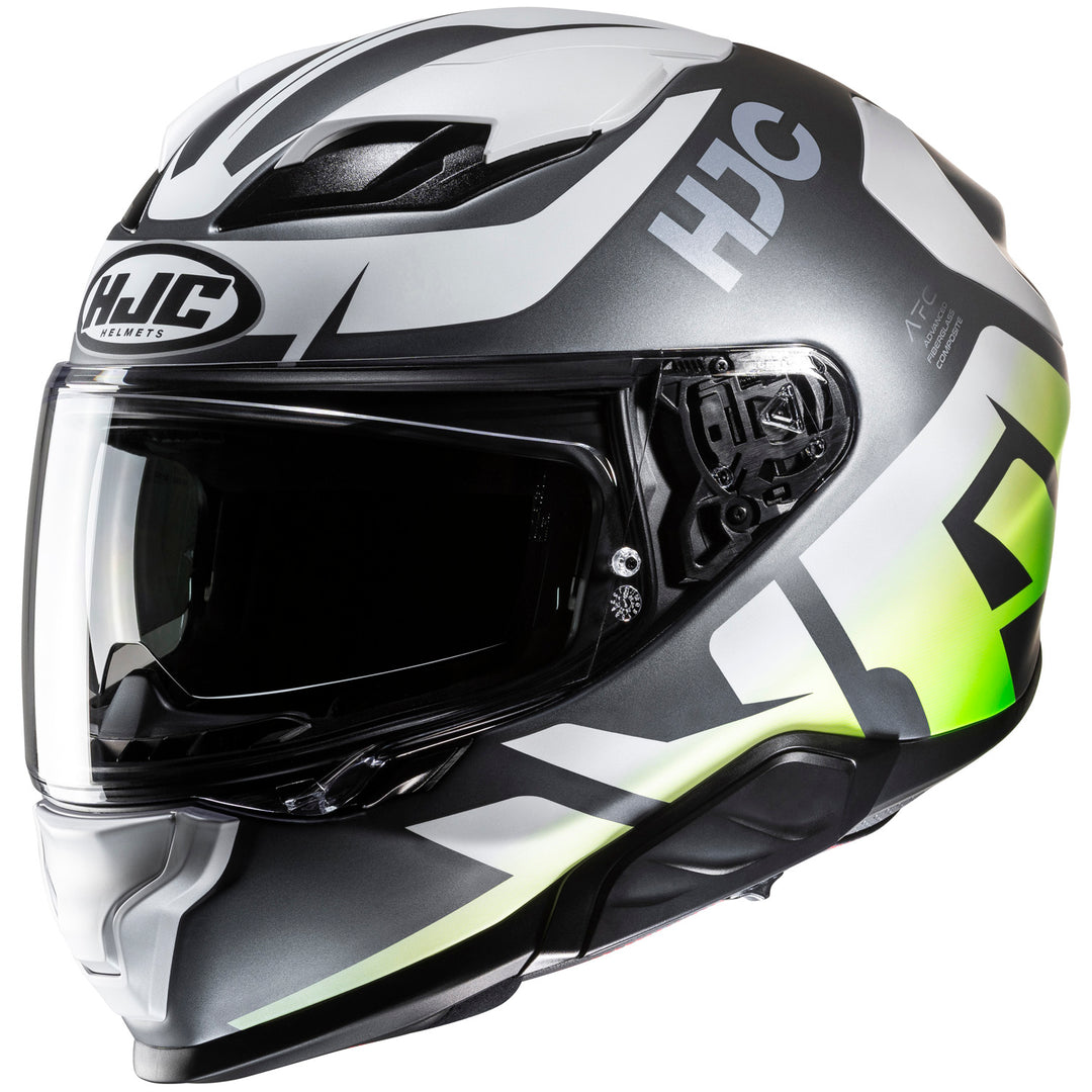 HJC F71 Bard Helmet MC-4HSF - Front Side View