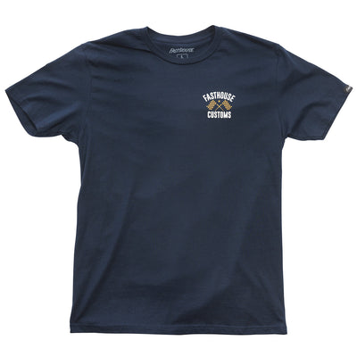 Fasthouse 68 Trick Tee Navy - Front View