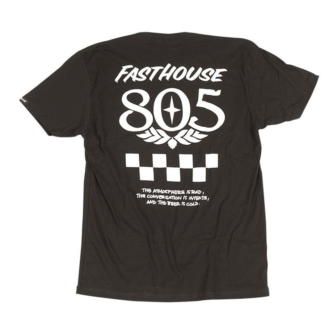 Fasthouse 805 Atmosphere Tee Black - Rear View