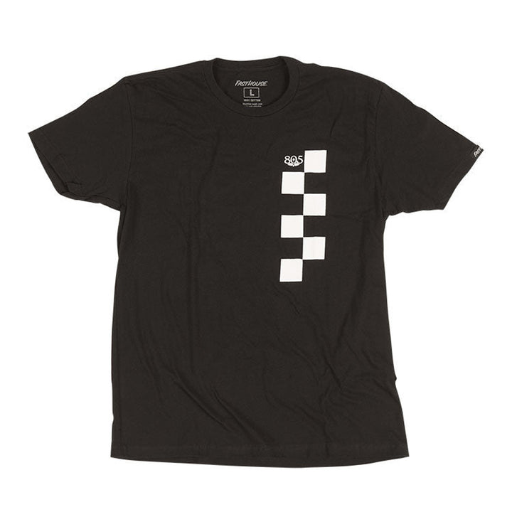 Fasthouse 805 Atmosphere Tee Black - Front View
