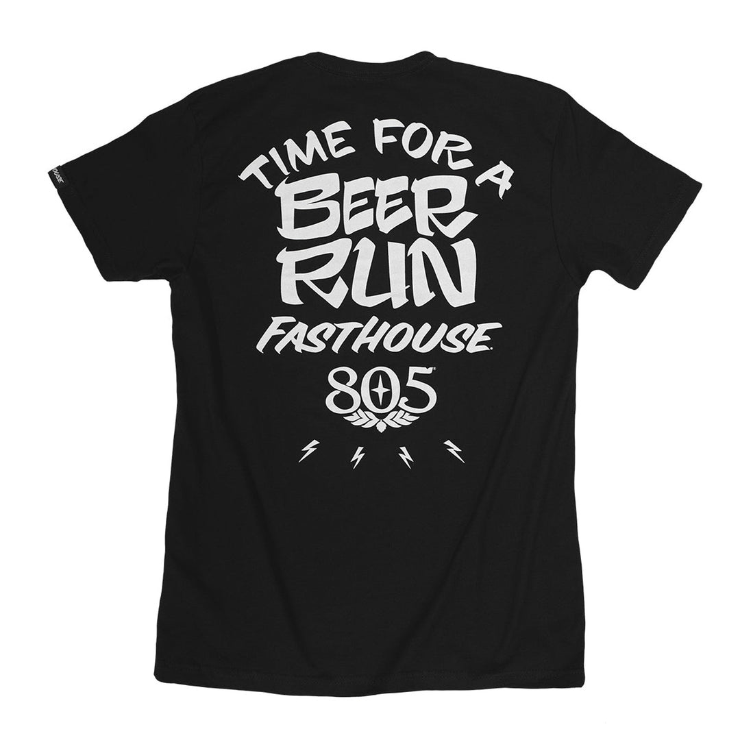 Fasthouse 805 Beer Run Tee Black - Rear View