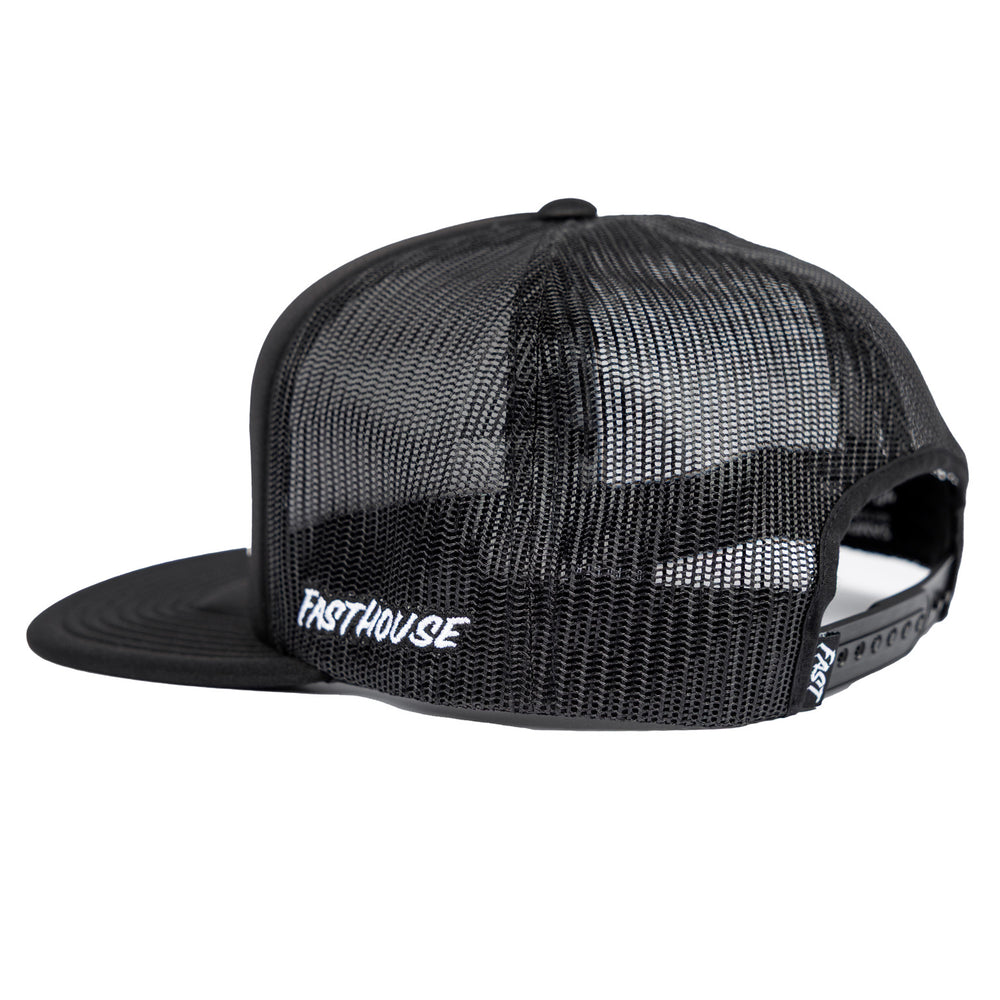 Fasthouse 805 Bond Hat Black/Black - Rear Side View