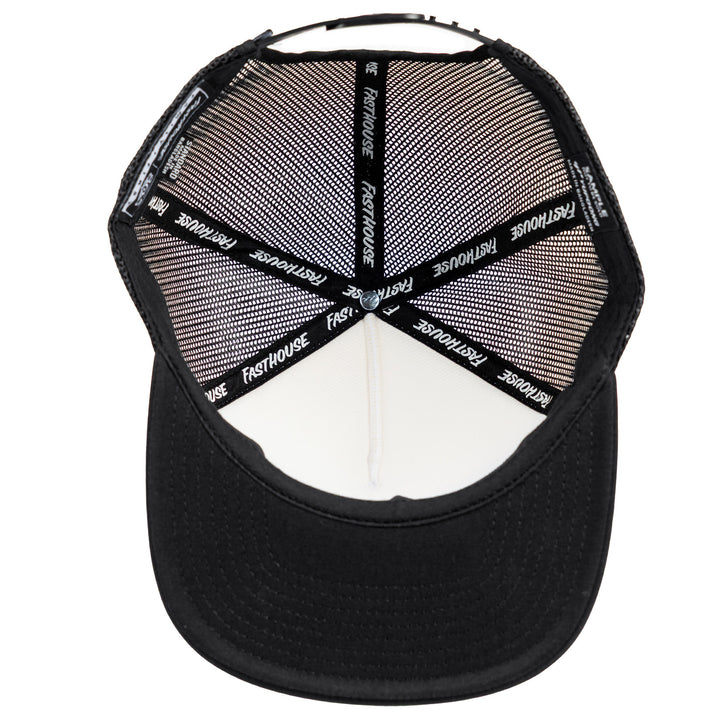 Fasthouse 805 Bond Hat Black/Black - Bottom Up View