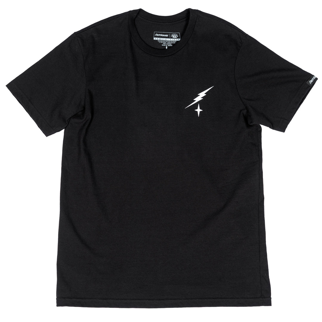 Fasthouse 805 Bond Midweight SS Tee Black - Front View