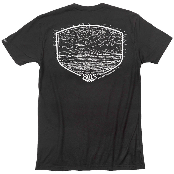 Fasthouse 805 Dawn Patrol Tee Black - Rear View