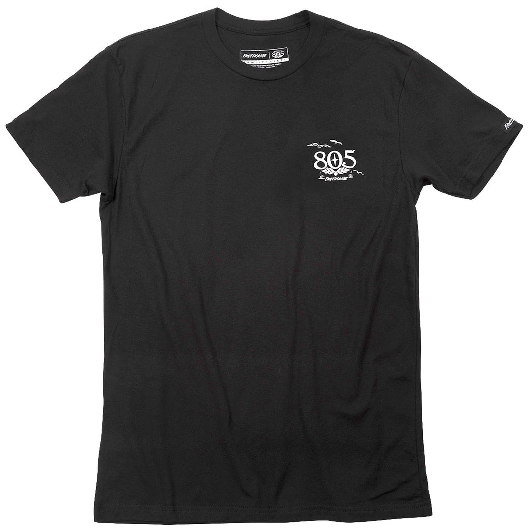 Fasthouse 805 Dawn Patrol Tee Black - Front View