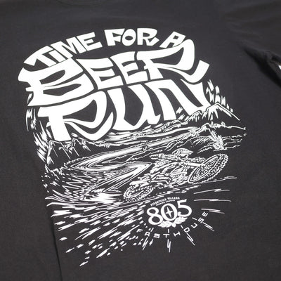 Fasthouse 805 Desert Run SS Tee Black - Close-Up of Graphic on Back