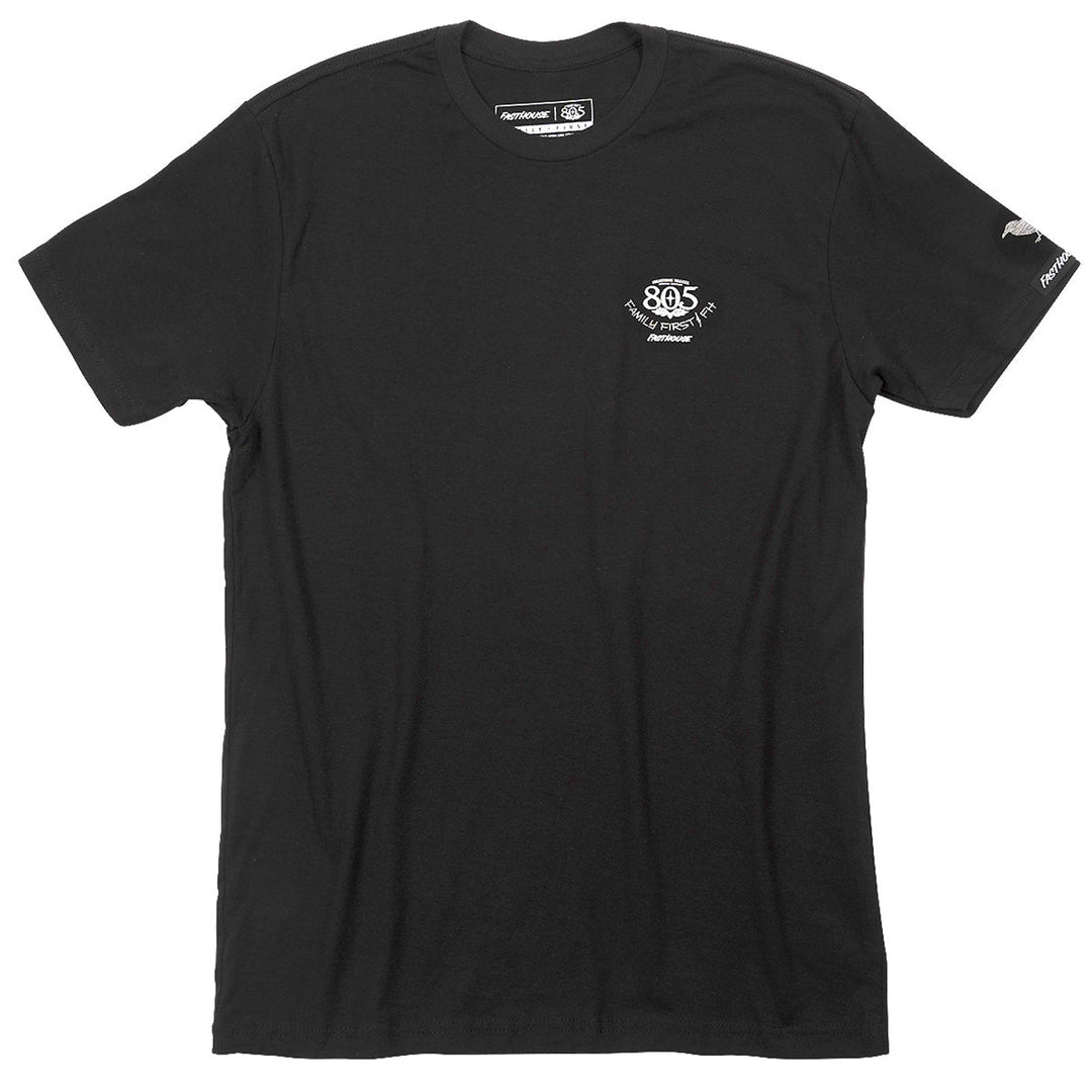 Fasthouse 805 Family First Tee Black - Front View