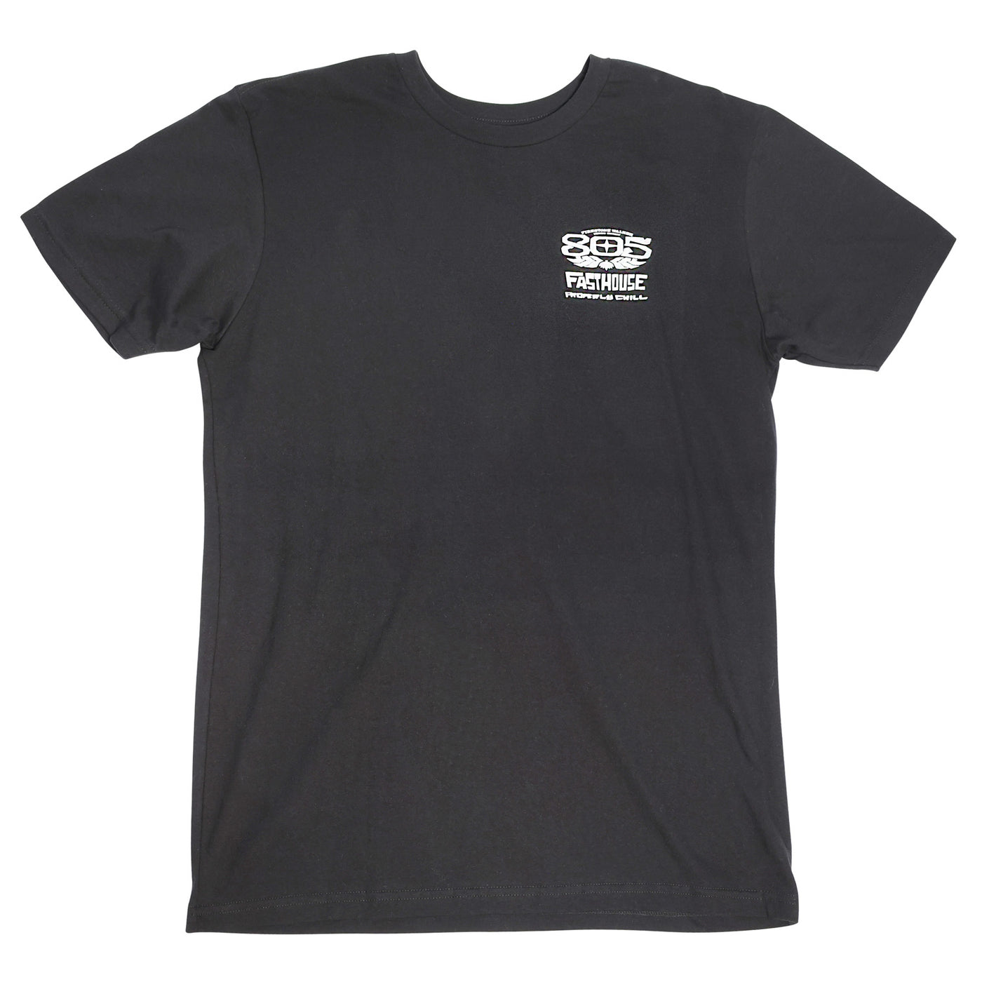 Fasthouse 805 Gravel SS Tee Black - Front View