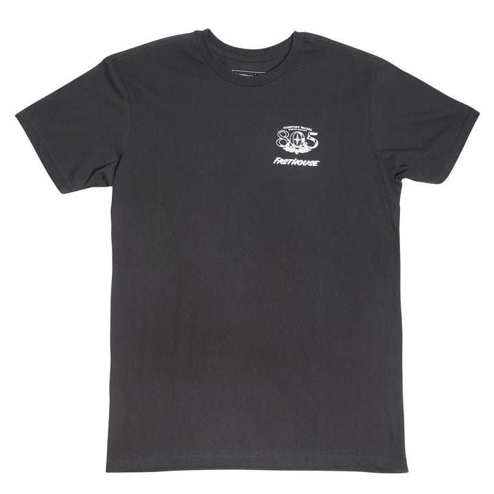 Fasthouse 805 Luster SS Tee Black - Front View