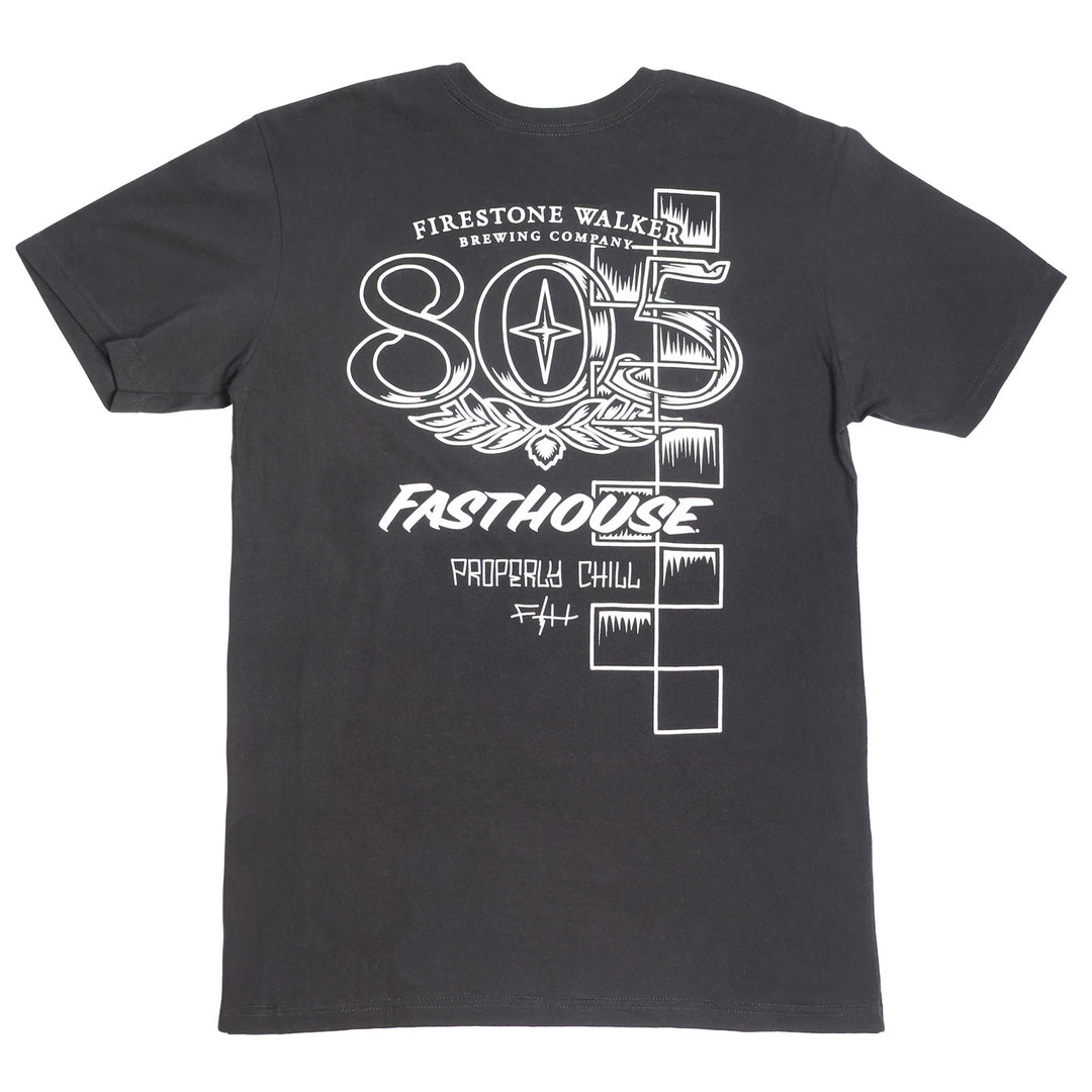 Fasthouse 805 Luster SS Tee Black - Rear View