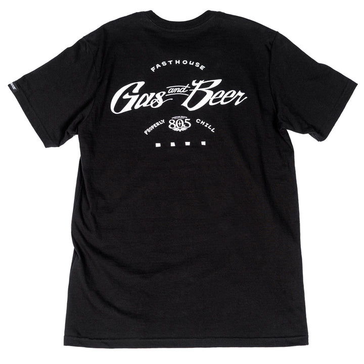 Fasthouse 805 Movement Midweight SS Tee Black - Rear View
