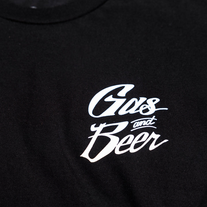 Fasthouse 805 Movement Midweight SS Tee Black - Close-Up of Graphic on Front