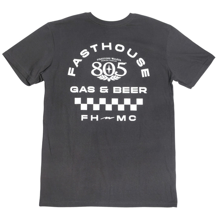 Fasthouse 805 Parallel SS Tee Black - Rear View