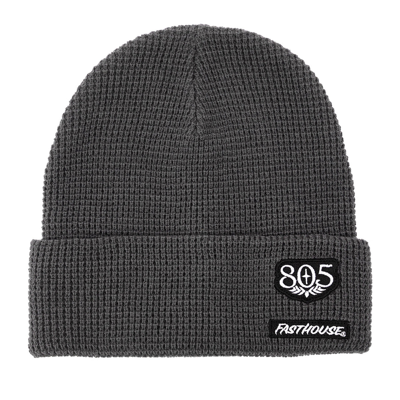 Fasthouse 805 Proper Beanie Dark Gray - Front View