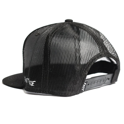 Fasthouse 805 Purpose Hat Black - Rear Side View