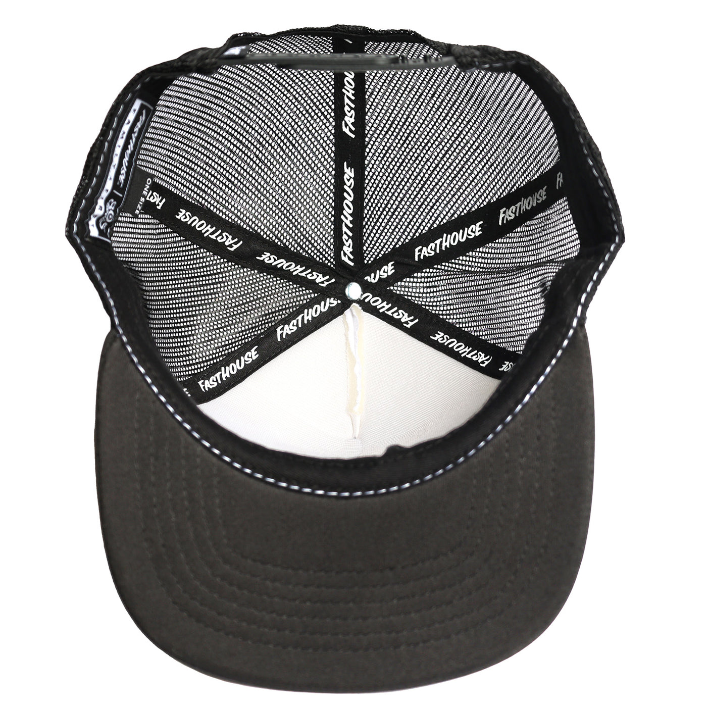 Fasthouse 805 Purpose Hat White - Bottom Up View